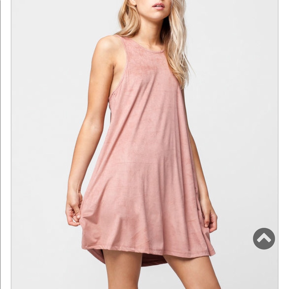 Full Tilt Suede Swing Dress